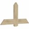 Ekena Millwork Eugene Rough Sawn Timber Gable Bracket, Douglas Fir, 48"W x 26"H x 2"D x 6"F, 13/12 Pitch GBW048X26X0206EUG00RDF - alternate 3